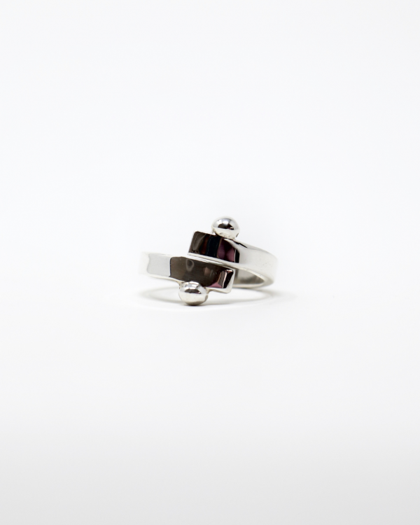 Anillo bolita de lado - Imagen 2