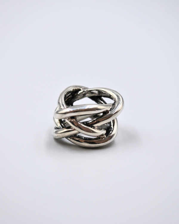Anillo ancho de trenza - Imagen 2