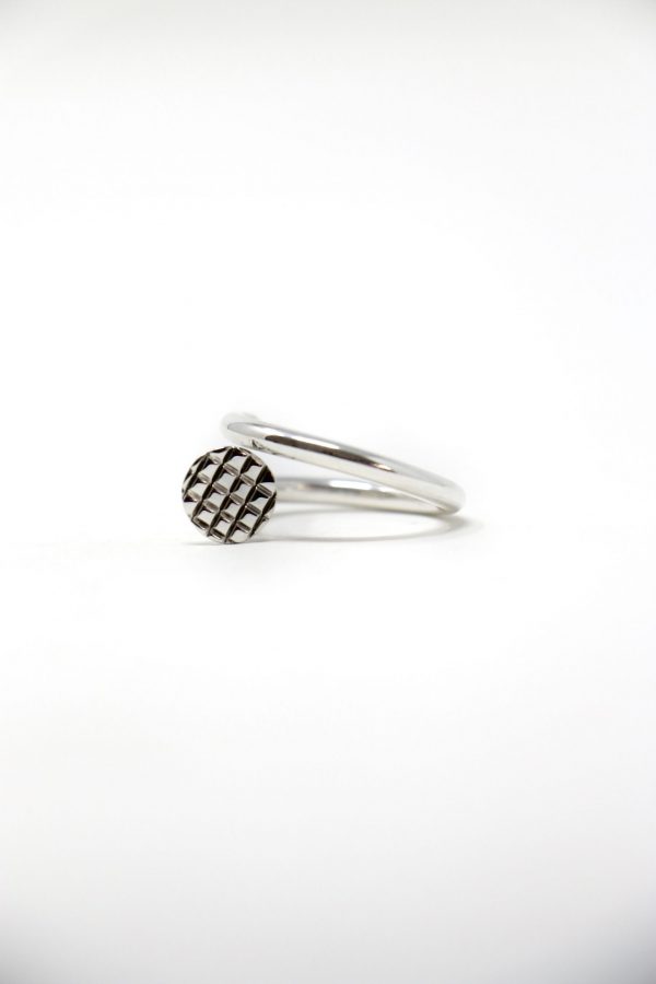 Anillo clavo plata