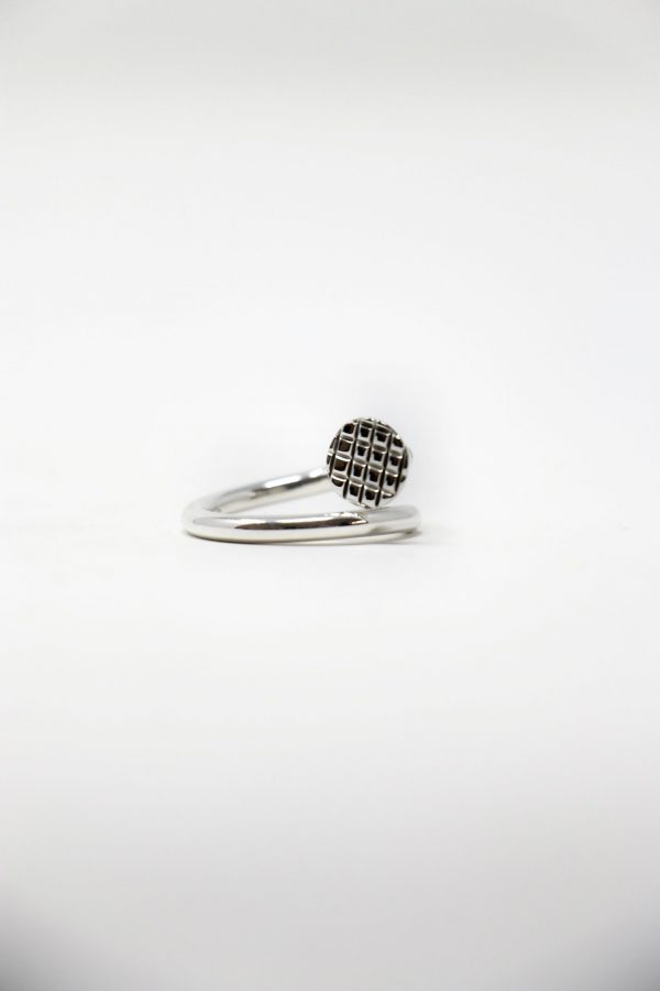 Anillo clavo plata