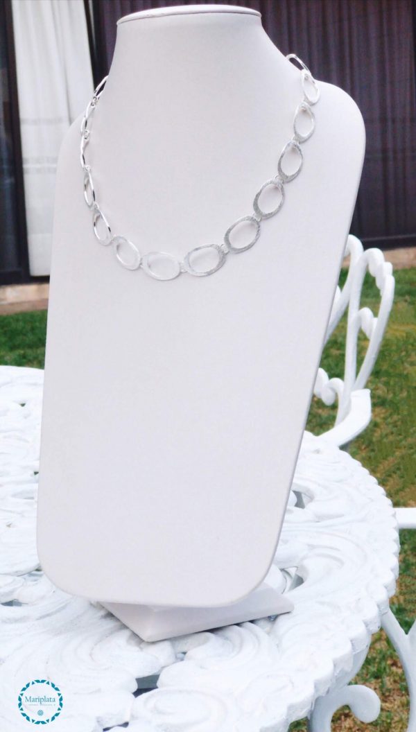 Collar Aros Martillados
