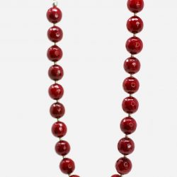 Collar agata vino con aretes