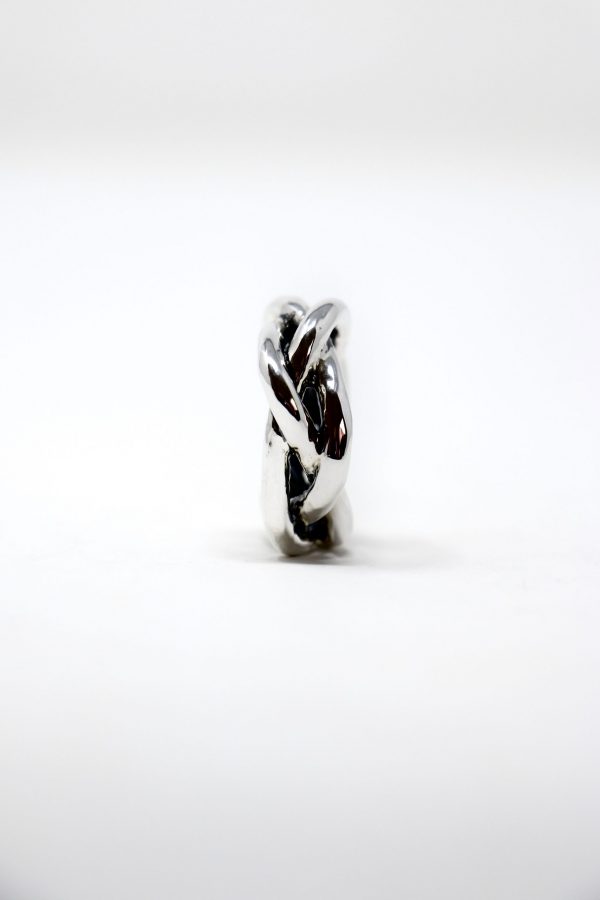 Anillo delgado de trenza - Imagen 3