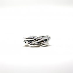 Anillo delgado de trenza