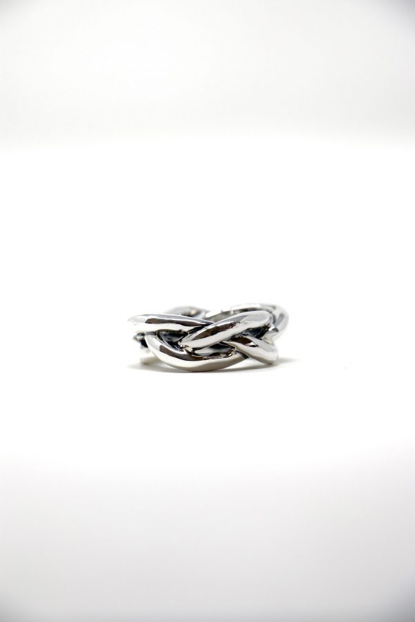 Anillo delgado de trenza