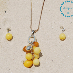 Juego Vicky amarillo colgante