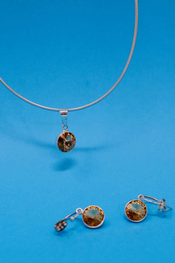 Juego gota de cristal Swarovski