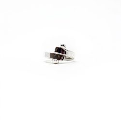 Anillo bolita de lado