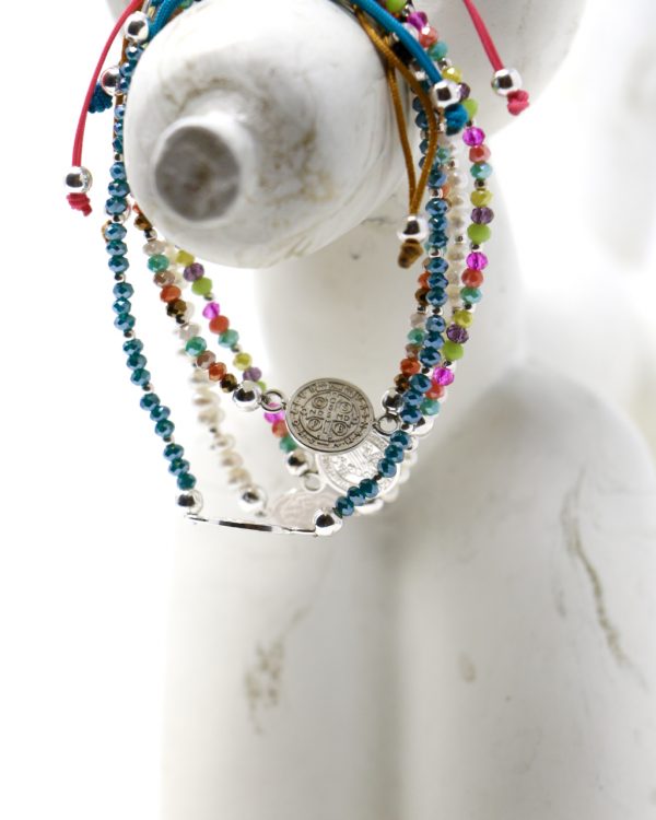 Pulsera  San Benito multicolor - Imagen 2