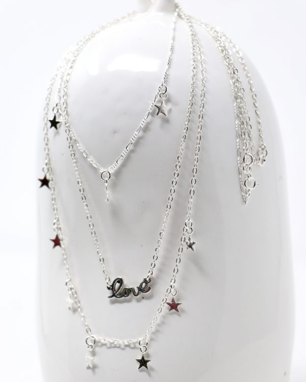 Collar de 3 hilos de estrellas - Imagen 3