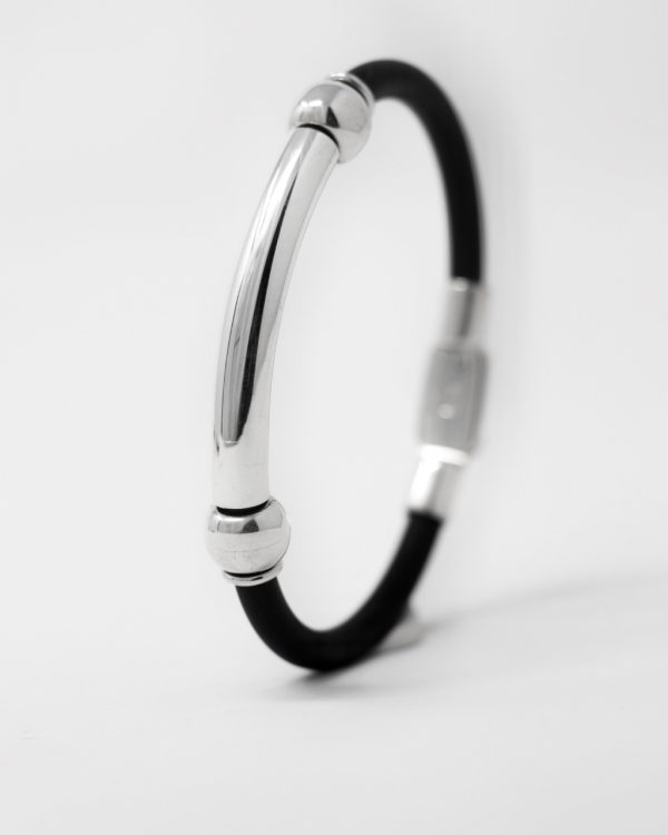 Pulsera esferas y placa