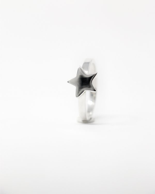 Anillo estrella lisa - Imagen 2
