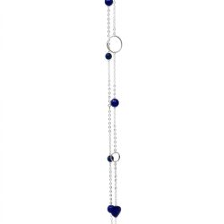 Collar de piedras azules