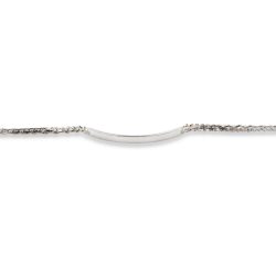 Esclava con placa lisa bebe