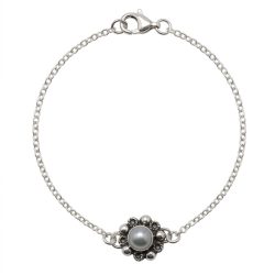 Pulsera de flor gótica