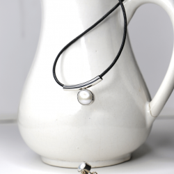 Juego placa lisa con perla