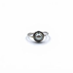 Anillo Doblete con perla