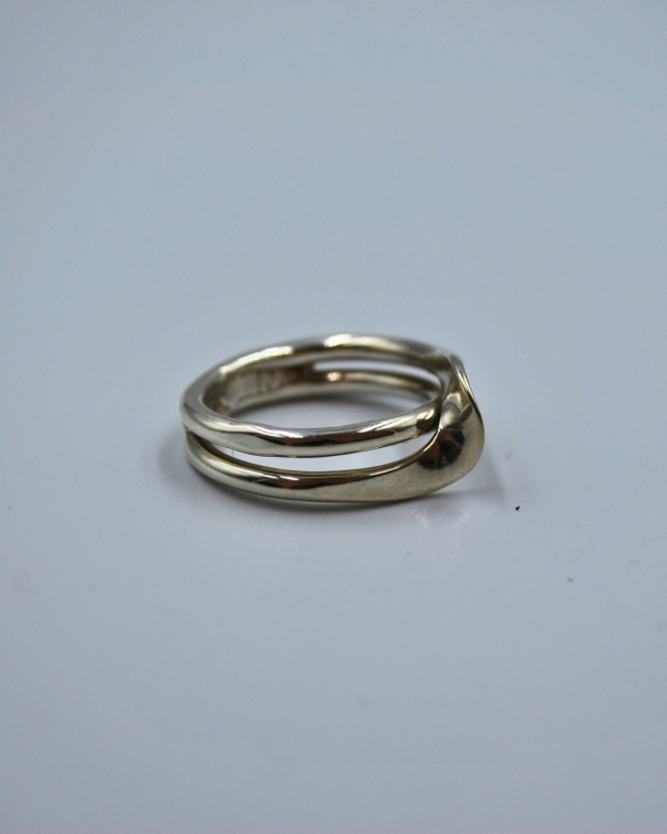 Anillo sencillo con cruce alto - Imagen 5