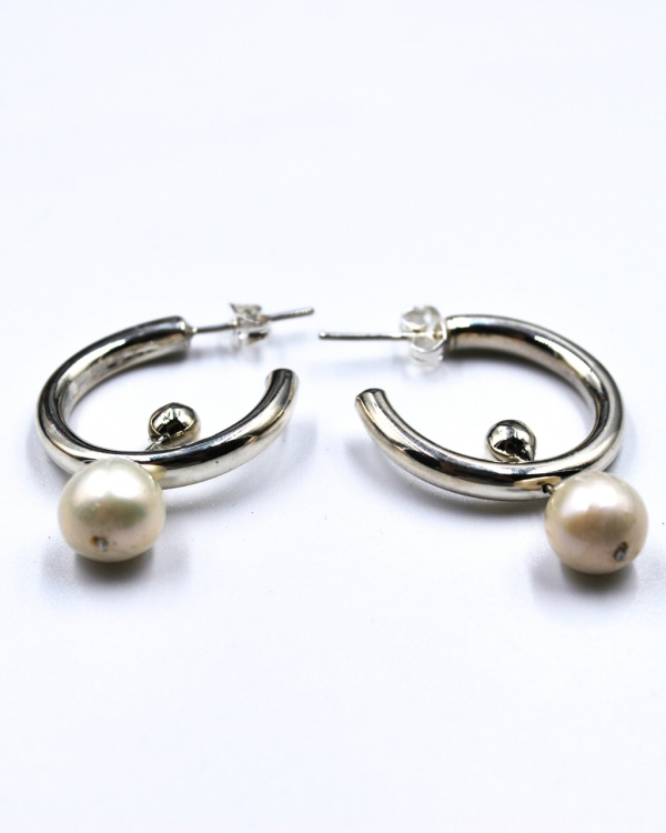 Arracadas pequeñas Pearl - Imagen 5