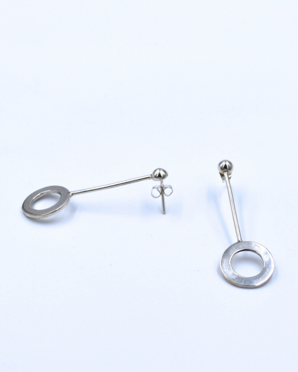 Aretes de plata Péndulo - Imagen 2