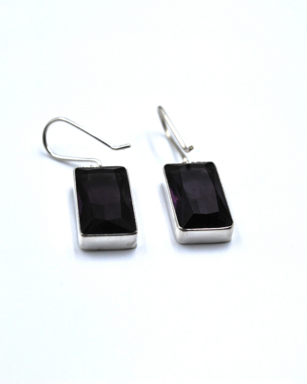 Aretes rectangulares Sparkle - Imagen 2