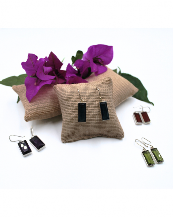 Aretes rectangulares Sparkle - Imagen 3
