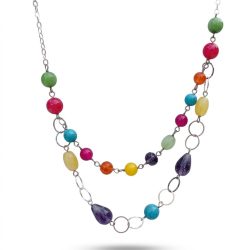 Collar doble colores