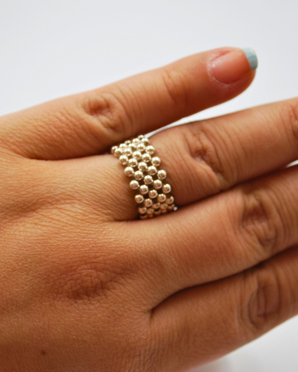 Anillo bolitas elásticas - Imagen 3