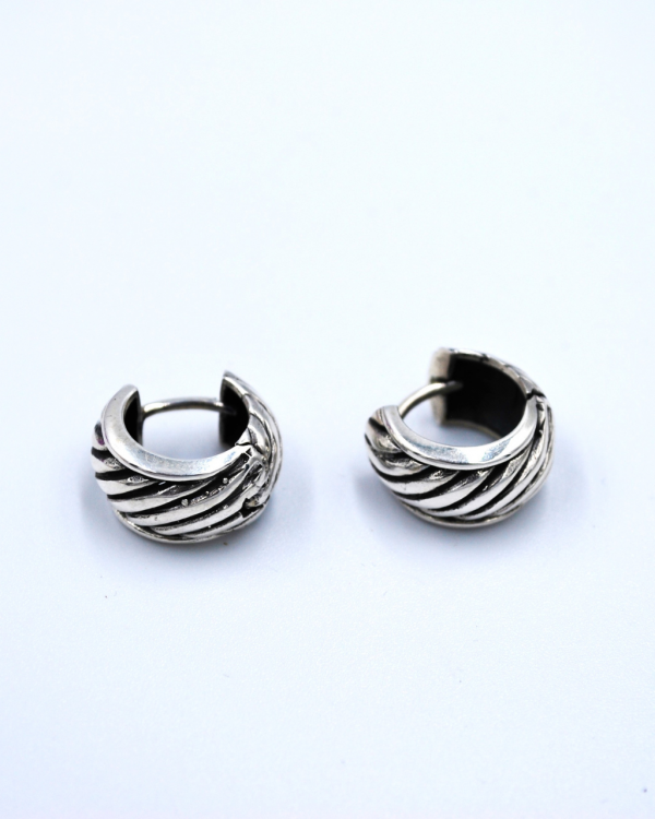Arracada plata caracol - Imagen 3