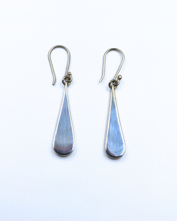 Arete gota de plata - Imagen 4