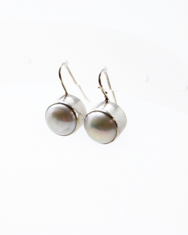 Arete perla colgante - Imagen 2