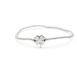 Pulsera elástica con trébol
