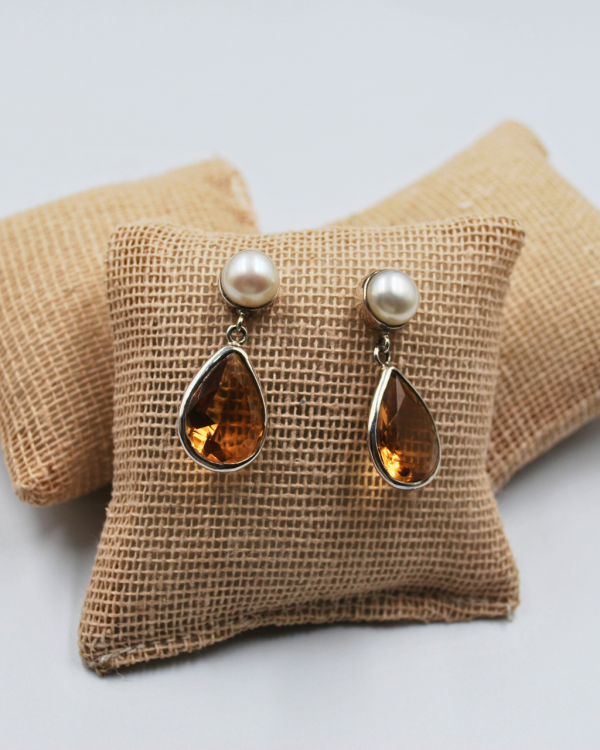 Aretes gota Honey - Imagen 4