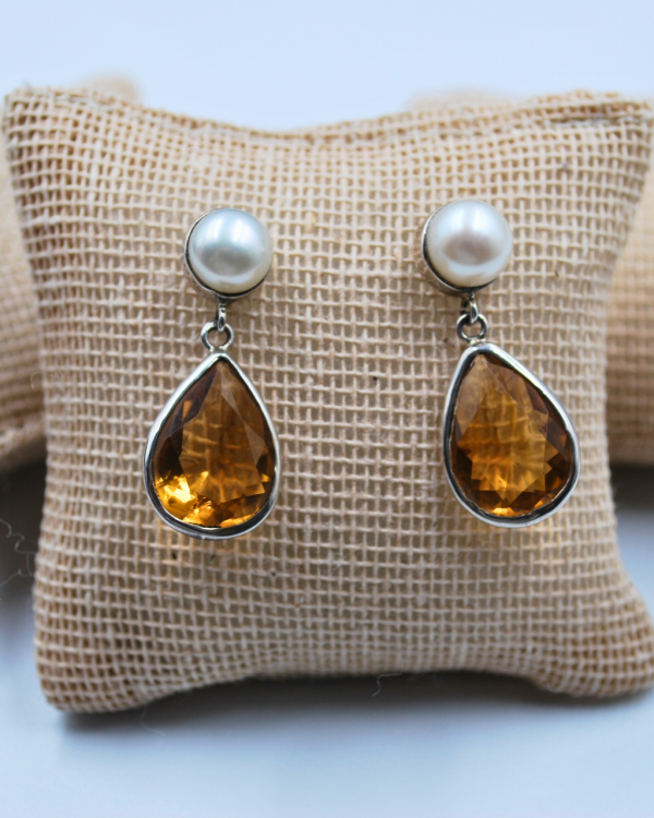 Aretes gota Honey - Imagen 2