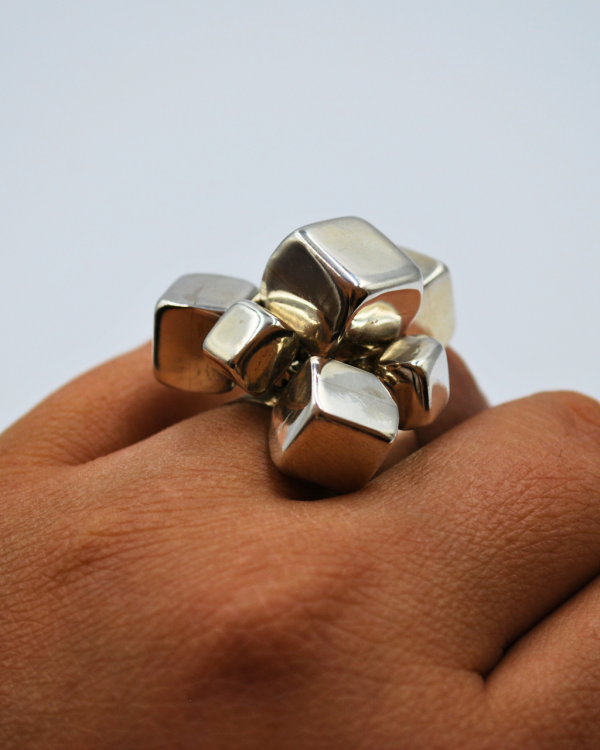 Anillo racimo cubos - Imagen 2
