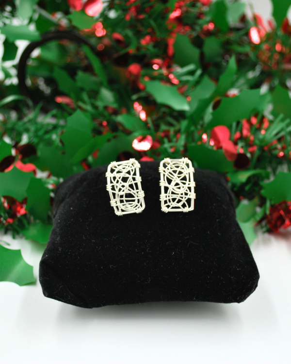 Aretes de plata Anarchy
