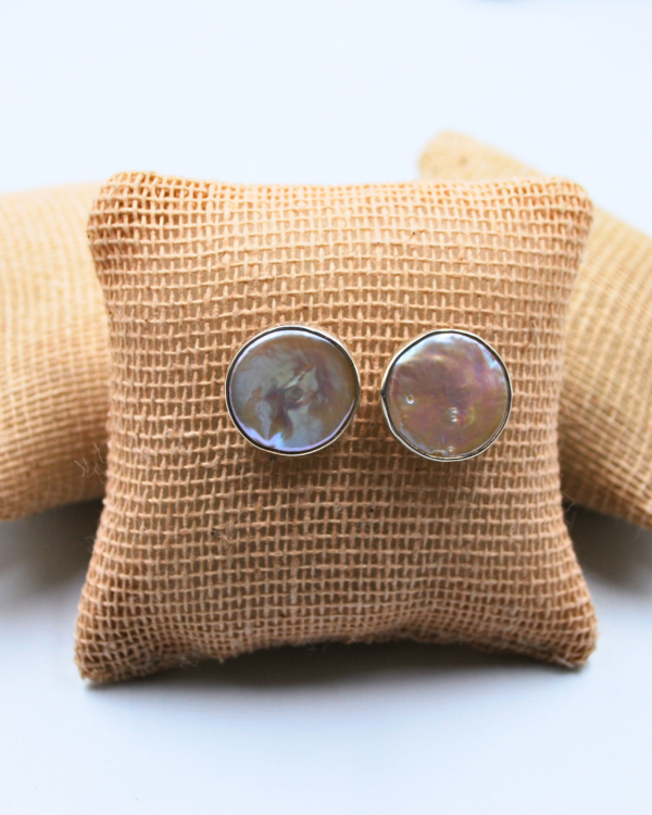 Arete Perla Nacar - Imagen 2
