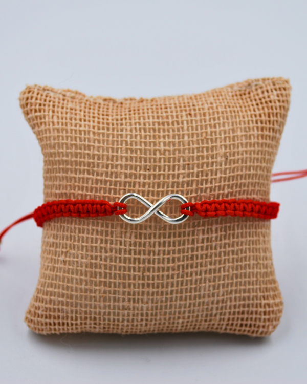 Pulsera Tejida de Infinito
