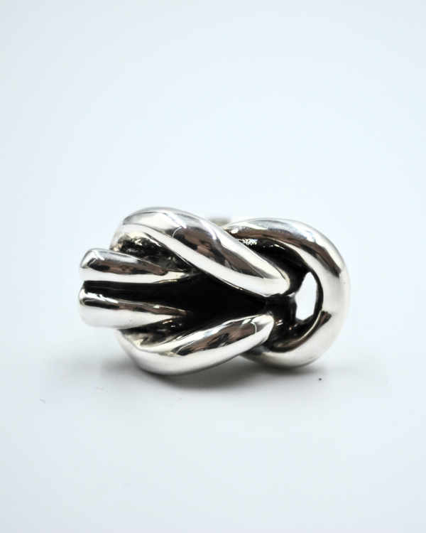 Anillo de nudo flama electroformado - Imagen 3
