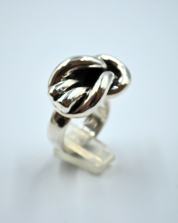 Anillo de nudo flama electroformado - Imagen 2