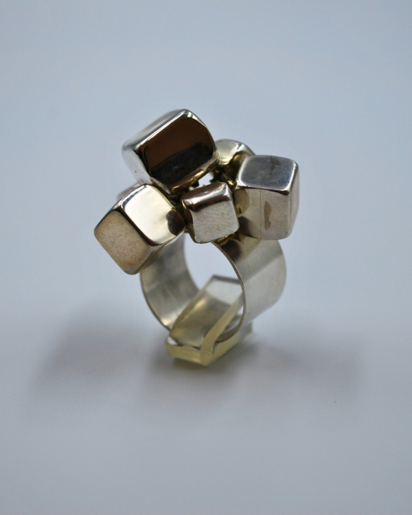 Anillo racimo cubos - Imagen 3