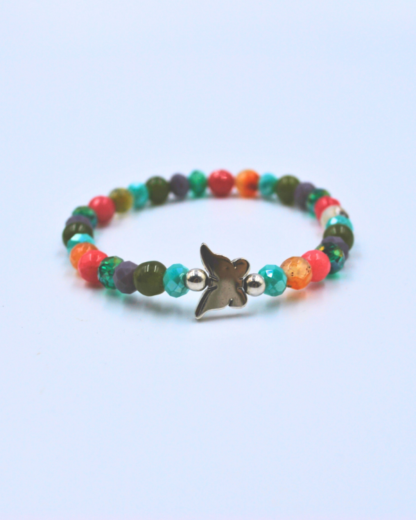 Pulsera de cristales mariposa - Imagen 3