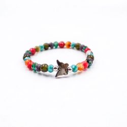 Pulsera de cristales mariposa