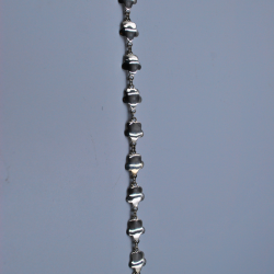 Pulsera de plata con flores niña