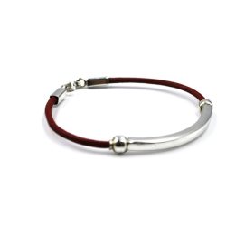 Pulsera Caucho Placa lisa