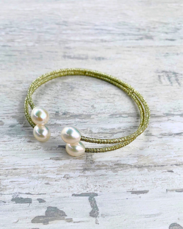 Pulsera doble oro