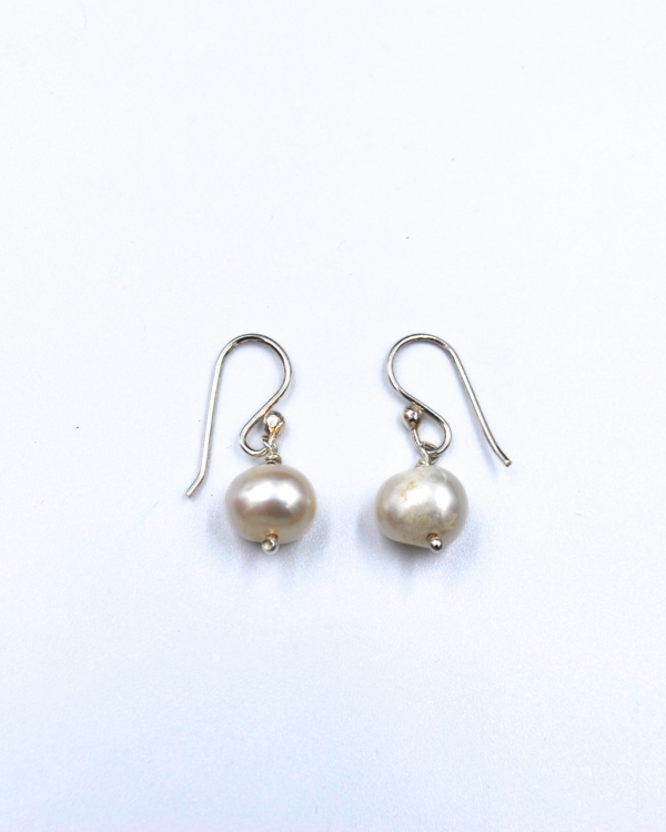 Arete de perla colgante - Imagen 4
