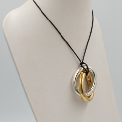 Dije Doble Ovalo Tubo