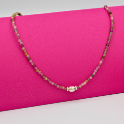 Collar piedras y plata