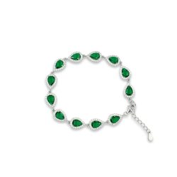 Pulsera Oval verde